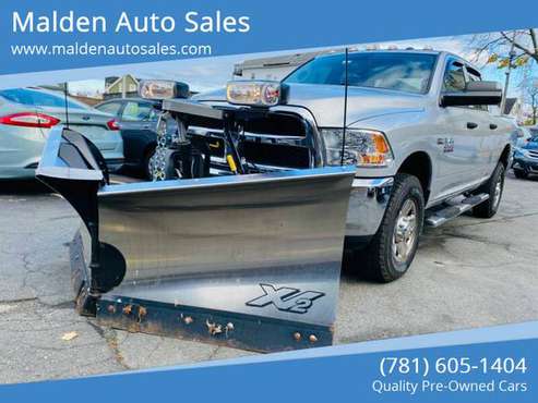 2017 DODGE RAM 2500 W/ PLOW - cars & trucks - by dealer - vehicle... for sale in Malden, MA