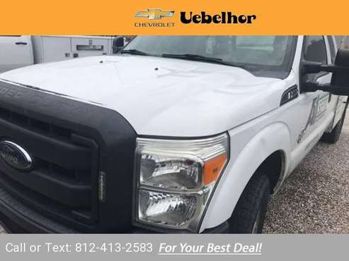 2013 Ford F250SD pickup White - - by dealer - vehicle for sale in Jasper, IN