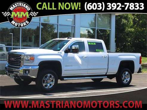 2015 GMC Sierra 2500HD available WiFi 4WD CREW CAB SLT 6.0 VORTEC... for sale in Salem, ME
