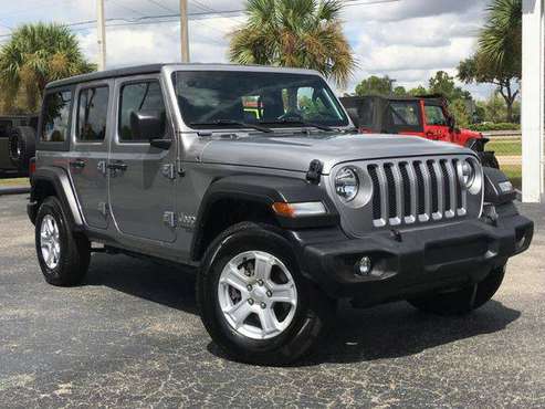 2019 Jeep Wrangler Unlimited Sport JL 4WD Sale Priced for sale in Fort Myers, FL