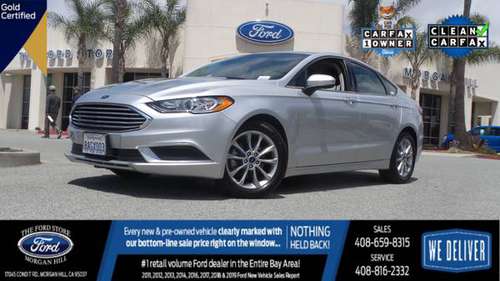2017 Ford Fusion SE! Gold Certified! Only 60k Miles! for sale in Morgan Hill, CA