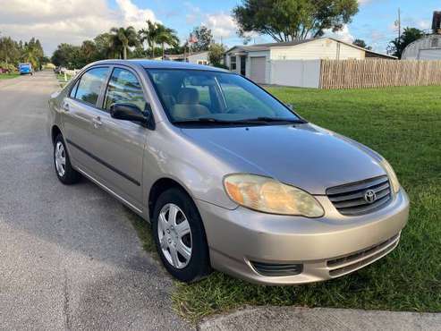 2003 TOYOTA COROLLA - cars & trucks - by dealer - vehicle automotive... for sale in Lake Worth, FL