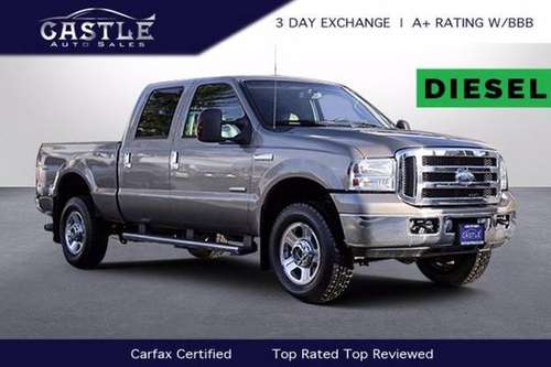 2005 Ford F-350 LOW MILES F350 Diesel 4x4 4WD Lariat Truck - cars &... for sale in Lynnwood, AK