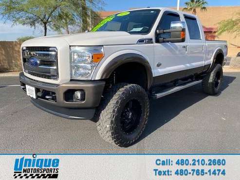 2016 FORD F-350 CREW LIFTED ~ KING RANCH PACKAGE ~ 36K ORIGINAL MILE... for sale in Tempe, CA