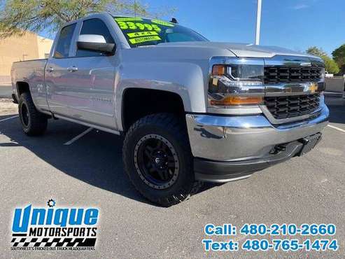 2018 CHEVROLET SILVERADO 1500LT TRUCK ~ LEVELED ~ LOW MILES ~ HOLIDA... for sale in Tempe, AZ