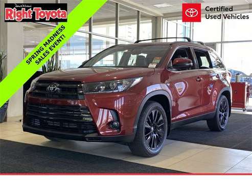 Used 2019 Toyota Highlander SE/8, 483 below Retail! - cars & for sale in Scottsdale, AZ