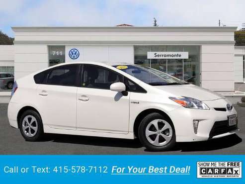 2014 Toyota Prius Four 5D Hatchback hatchback White for sale in Colma, CA