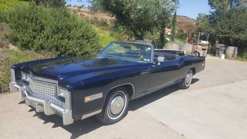 1975 Cadillac ElDorado convertible for sale in Ramona, CA