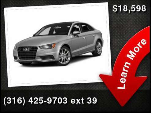2015 Audi A3 Driver Assistance Package - cars & trucks - by dealer -... for sale in Wichita, KS