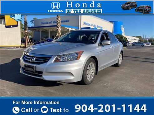 2012 Honda Accord LX sedan Silver - cars & trucks - by dealer -... for sale in Jacksonville, FL