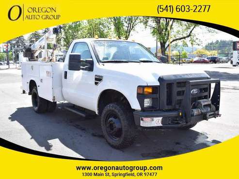 2009 Ford F350 Service Utility Truck w/3200LB Crane, Winch 4x4 4WD for sale in Springfield, OR