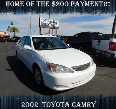 2002 Toyota Camry DEPENDABLE AND COMFORTABLE! - - by for sale in Casa Grande, AZ