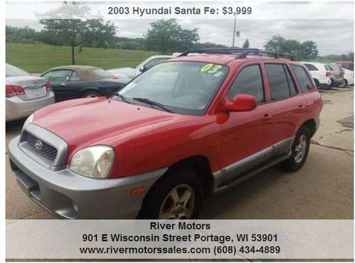 2003 Hyundai Santa Fe GLS 4dr SUV 101264 Miles - cars & trucks - by... for sale in Portage, WI