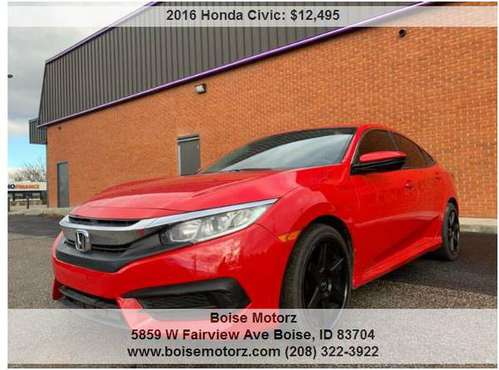 2016 Honda Civic LX 4dr ~~~~~~~LIKE NEW~~~~~SUPER CLEAN~~~~~LOW... for sale in Boise, ID