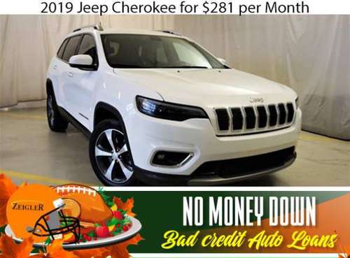 $281/mo 2019 Jeep Cherokee Bad Credit & No Money Down OK - cars &... for sale in Bloomingdale, IL
