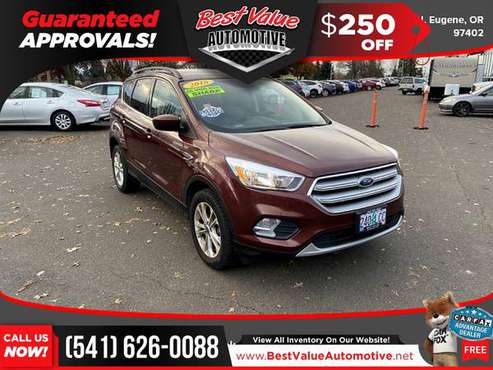 2018 Ford Escape SE FOR ONLY $364/mo! - cars & trucks - by dealer -... for sale in Eugene, OR