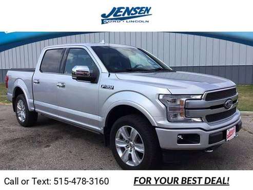 2018 Ford F150 Platinum pickup Silver - - by dealer for sale in Marshalltown , IA