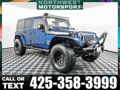 Lifted 2010 *Jeep Wrangler* Unlimited Sahara 4x4 for sale in Lynnwood, WA