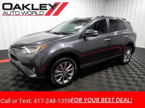 2017 Toyota RAV4 Limited suv Gray - - by dealer for sale in Branson West, MO