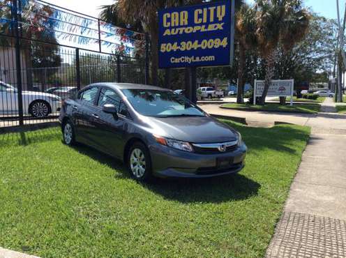 SUPER CLEAN CARFAX!!! 2012 Honda Civic **FREE WARRANTY** - cars &... for sale in Metairie, LA