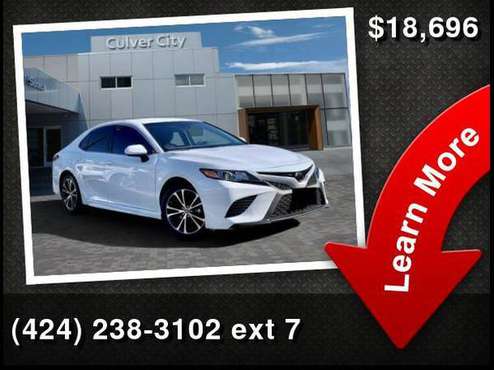 2018 Toyota Camry SE - cars & trucks - by dealer - vehicle... for sale in Culver City, CA