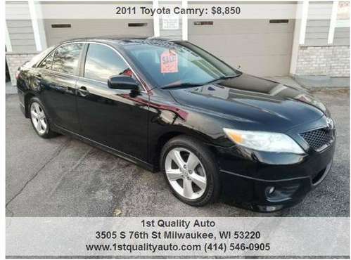 2011 Toyota Camry SE 4dr Sedan 6A 97528 Miles - cars & trucks - by... for sale in milwaukee, WI