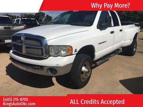 2004 Dodge Ram 3500 4dr Quad Cab 160" WB DRW SLT 4WD 500 down with... for sale in Oklahoma City, OK