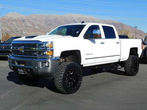 2018 *Chevrolet* *Silverado 2500HD* *LTZ* Summit Whi - cars & trucks... for sale in American Fork, AZ