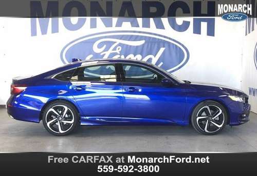 2019 *Honda* *Accord Sedan* *Sport 1.5T CVT* BLUE for sale in EXETER, CA