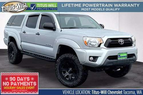 2012 Toyota Tacoma 4x4 4WD Truck GRAY Crew Cab - cars & trucks - by... for sale in Tacoma, WA