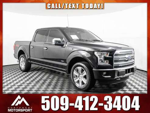 *pickup truck* 2015 *Ford F-150* Platinum FX4 4x4 - cars & trucks -... for sale in Pasco, WA
