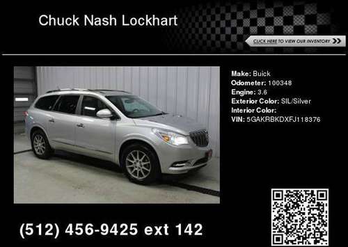 2015 Buick Enclave FWD 4dr Leather for sale in Lockhart, TX