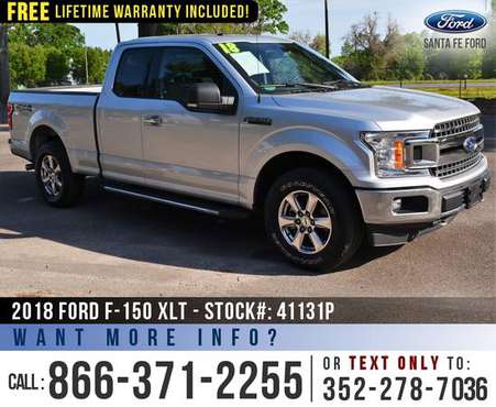 18 Ford F150 XLT 4WD Camera, Ecoboost, Hitch Receiver for sale in Alachua, FL