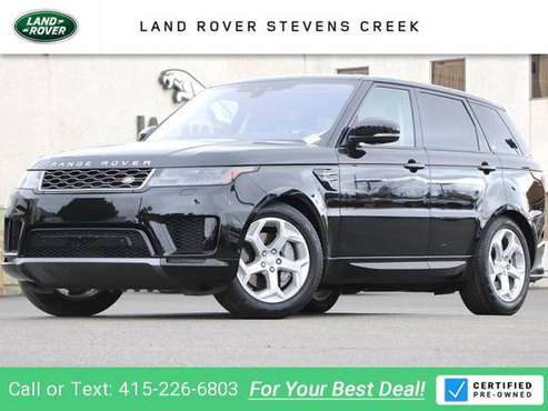 2018 Land Rover Range Rover Sport HSE suv Santorini Black Metallic for sale in San Jose, CA