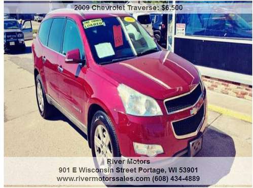 2009 Chevrolet Traverse LT 4dr SUV w/2LT 173073 Miles - cars &... for sale in Portage, WI