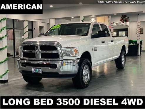2017 Ram 3500 4x4 Dodge LONG BED AMERICAN DIESEL TRUCK 4WD RAM 3500... for sale in Gladstone, OR