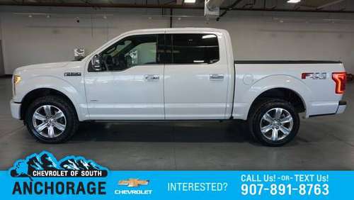 2015 Ford F-150 4WD SuperCrew 145 Platinum - cars & trucks - by... for sale in Anchorage, AK
