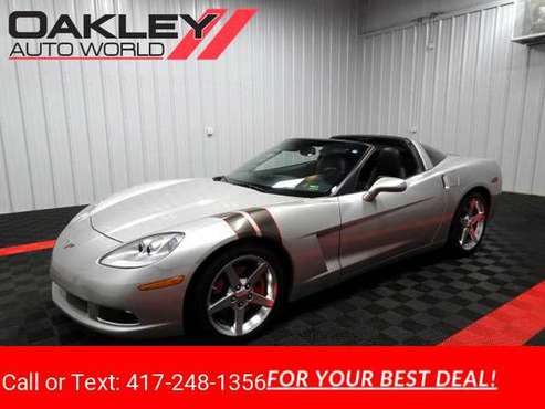 2006 Chevy Chevrolet Corvette 2dr Coupe coupe Silver for sale in Branson West, MO