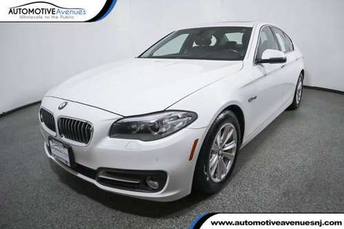 2016 BMW 5 Series, Alpine White for sale in Wall, NJ