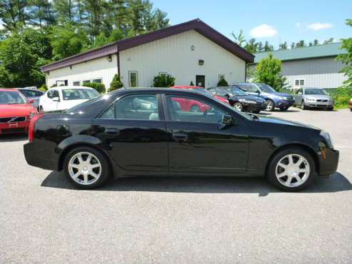 2004 CADILLAC CTS CLEAN LOADED BLACK ON BLACK LEATHER ROOF NICE CAR for sale in Milford, ME