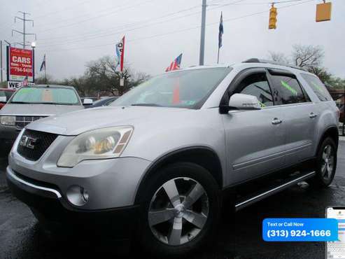 2010 GMC Acadia 1/2 Ton Wagon body style SLT-1 - BEST CASH PRICES for sale in Detroit, MI