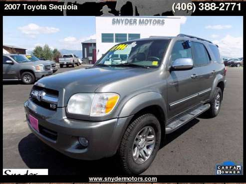 2007 Toyota Sequoia Limited, 1 OWNER, SUPER CLEAN, 4X4, LOADED for sale in Belgrade, MT