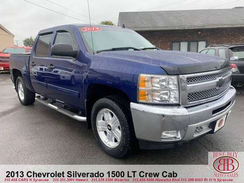 2013 CHEVY SILVERADO 1500 LT CREW CAB 4X4! TONNEAU COVER! FINANCING!! for sale in Syracuse, NY