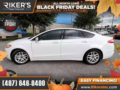 $122/mo - 2016 Ford Fusion SE - 100 Approved! - cars & trucks - by... for sale in Kissimmee, FL