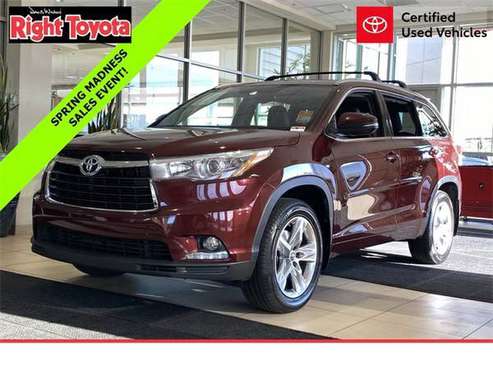 Used 2016 Toyota Highlander Limited/9, 400 below Retail! - cars & for sale in Scottsdale, AZ