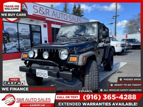 2006 Jeep Wrangler SE Sport Utility 2D 2 D 2-D PRICED TO SELL! for sale in Sacramento , CA