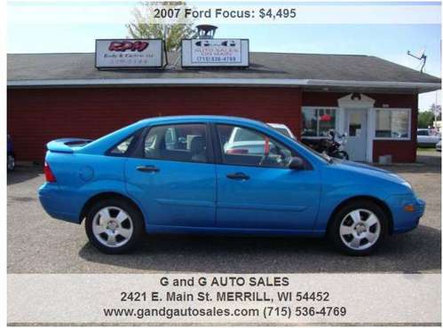 2007 Ford Focus ZX4 SES 4dr Sedan 85160 Miles for sale in Merrill, WI