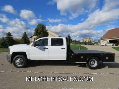 2018 CHEVROLET 3500HD CAB CHASSIE DRW DURAMAX 4WD BED NEW TIRES... for sale in Neenah, WI