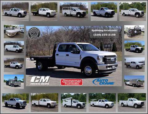 2018 Ford F550 XL - 9ft Flatbed - 4WD 6.7L V8 Utility Dump Box Truck... for sale in Dassel, AR
