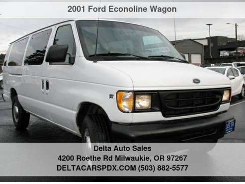 2001 Ford Econoline Wagon E-350 Extended 15 Passenger Van 57Kmiles -... for sale in Milwaukie, OR